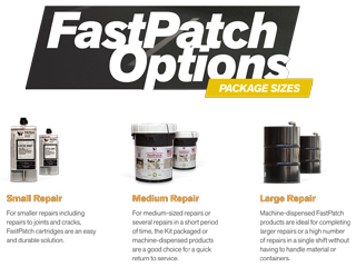 FastPatch by POLYQuik Package Sizes