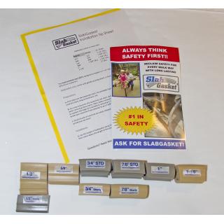 SlabGasket Expansion Joint Replacement Free Sample Pack 1