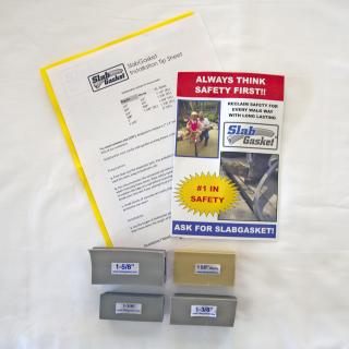 SlabGasket XL Expansion Joint Replacement Free Sample Pack 1