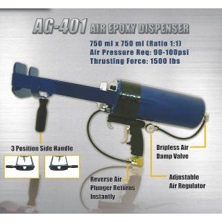 Pneumatic 1:1 Polymer Dispenser 750mL x 750mL AG-401 1